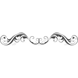 Elegant Scroll Floral