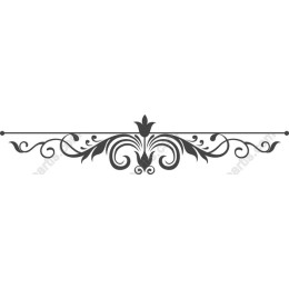 Elegant Floral Ornamental Divider