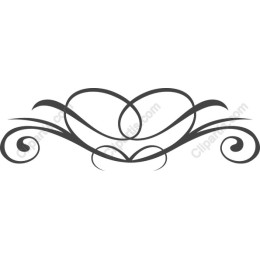 Elegant Heart-Inspired Swirl Ornament
