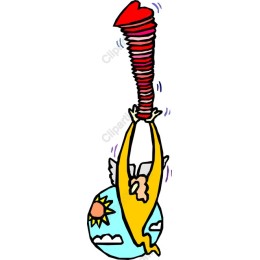 Whimsical Heart Lifting Character