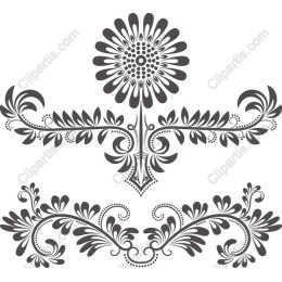 Elegant Floral Decorative