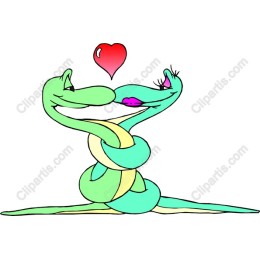 Playful Love Snakes