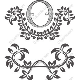 Elegant Floral Decorative