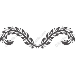 Elegant Decorative Leaf Border