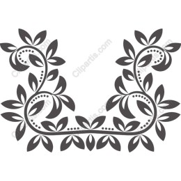 Floral Vine Border