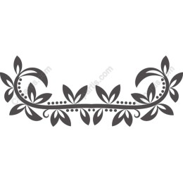 Floral Scroll Decorative