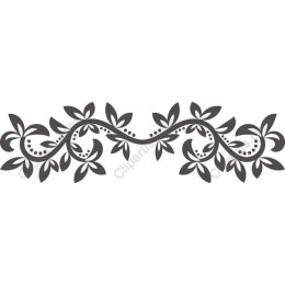 Elegant Floral Vine Border