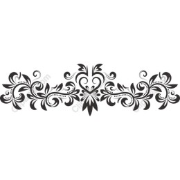 Decorative Floral Border
