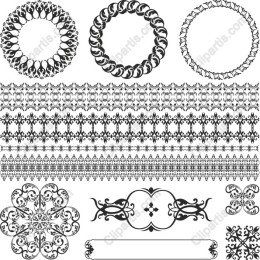Ornate Vintage Flourishes Set
