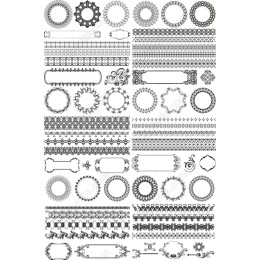 Elegant Floral Clipart Set