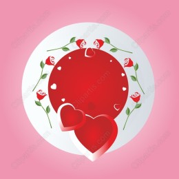 Romantic Heart and Roses