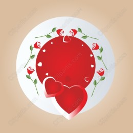 Romantic Heart and Roses