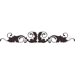 Vintage Floral Decorative Border