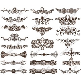 Ornate Flourishes - Elegant Decorative Elements