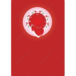 Romantic Heart with Roses