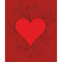 Elegant Heart with Flourish