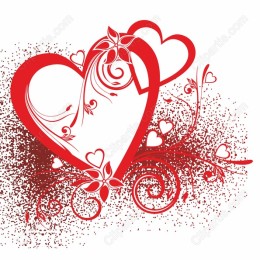 Romantic Heart Floral