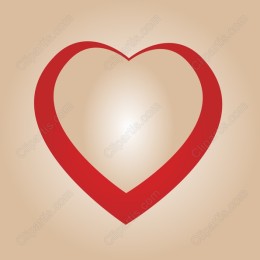Stylish Red Heart