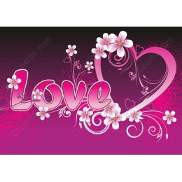 Love Floral Heart