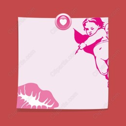 Romantic Cherub for Valentine's Day