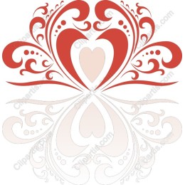 Romantic Floral Heart