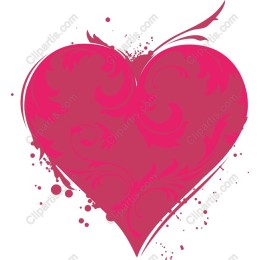 Elegant Floral Heart