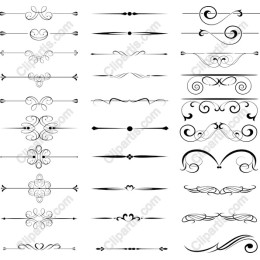 Elegant Decorative Flourishes Collection