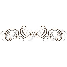 Elegant Vintage Swirl Decoration