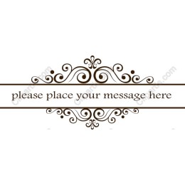 Ornate Message Frame