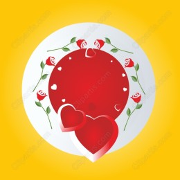 Romantic Heart and Rose