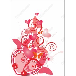 Romantic Hearts and Butterflieswork
