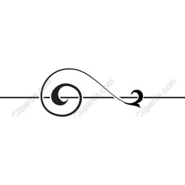 Elegant Decorative Swirl Clipart