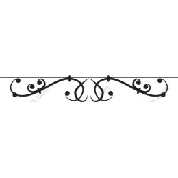 Elegant Floral Decorative Border