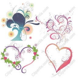 Whimsical Floral & Heart Collection