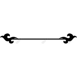 Elegant Black Decorative Border