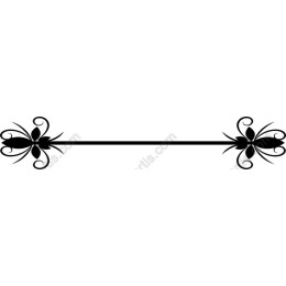 Floral Decorative Divider