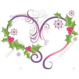 Holiday Heart Wreath