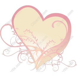 Charming Heart with Vines