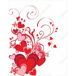 Whimsical Hearts and Butterflies