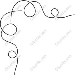 Whimsical Line Art Flourish