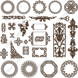 Vintage Ornamental Elements Collection