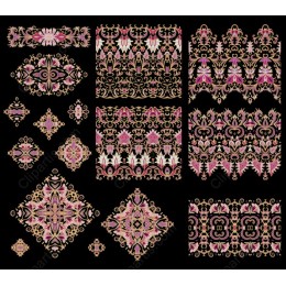 Ornate Floral & Geometric Set