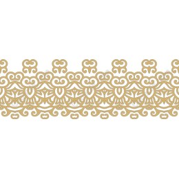 Golden Decorative Lace