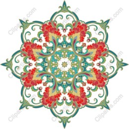 Vibrant Floral Mandala