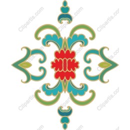 Elegant Floral Ornament