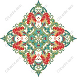 Vibrant Floral Mandala