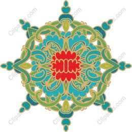 Vibrant Ornamental Mandala