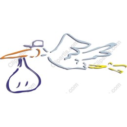 Whimsical Stork
