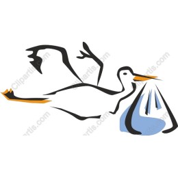 Whimsical Stork