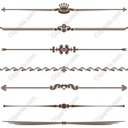 Elegant Decorative Dividers Set